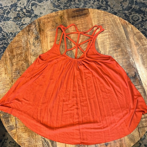 Orange Rue 21 Medium Strappy Back Tank Top - Picture 3 of 5